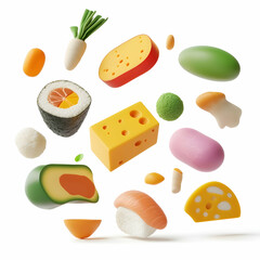Creative and Unique 3D Food Icons for Apps