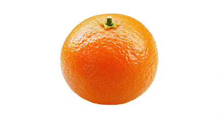 a single orange against a on a transparent background, PNG image, PNG file, Generative art.