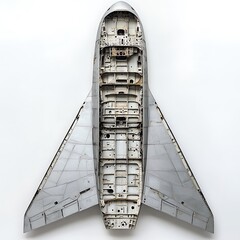 Spacecraft Shell with Overhead View.