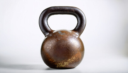 Kettlebell, dumbell - isolited on withe background