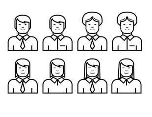 icons_line_diverse_people