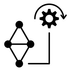 Deep Learning Glyph Icon Style