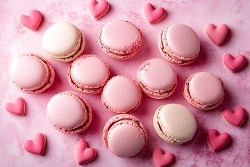 Obraz premium Heart dinner pink design