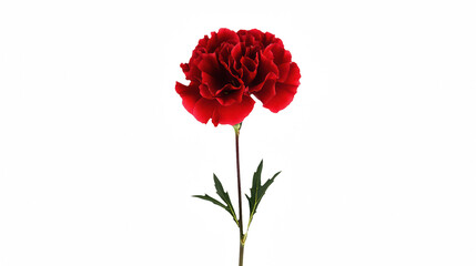 Obraz premium a single flower on a transparent background, PNG image, PNG file, Generative art.