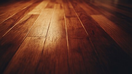 Elegantly designed dark wooden floor creating depth and texture in homes