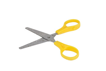 Scissors isolated on white background. for easy extraction.