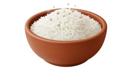Isolated Bowl of Rice