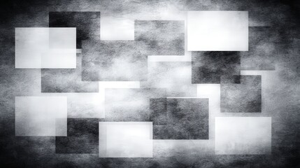 Abstract Dark and Light Background with Overlapping Geometric Shapes