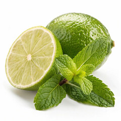 Refreshing Lime with Mint: Zesty Citrus and Herbal Combination