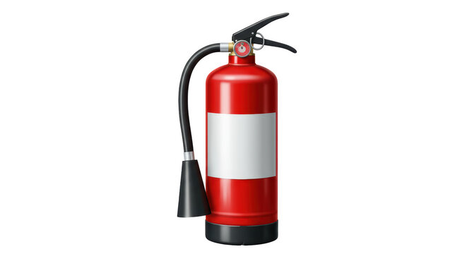 Isolated Fire Extinguisher