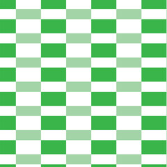 green checkered background