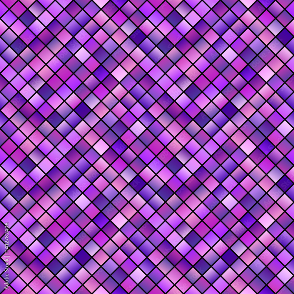 Poster geometrical colorful abstract diagonal square pattern background