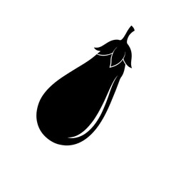Eggplant Silhouette vector illustration