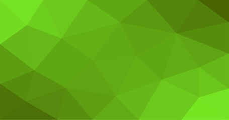 Geometric Green abstract polygonal background for design element
