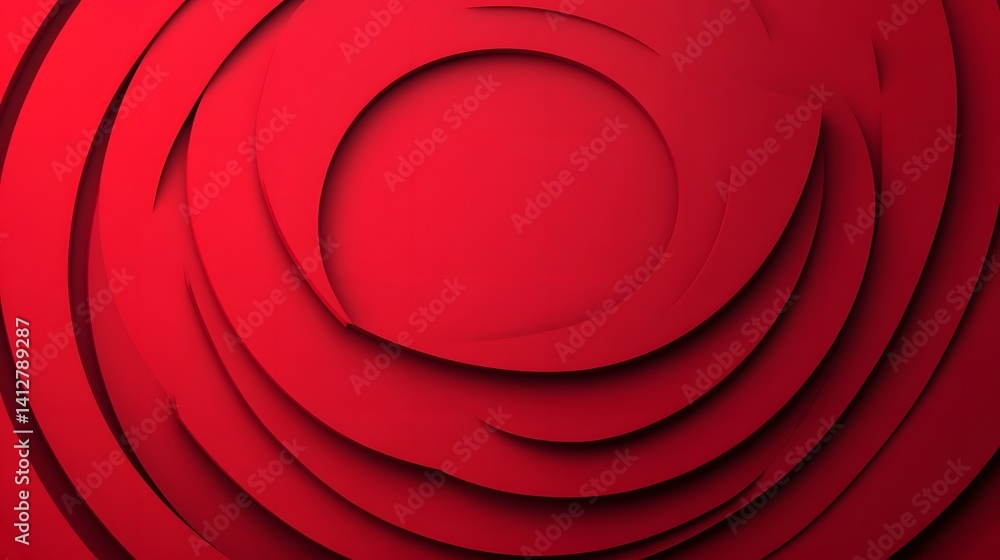 Poster vibrant abstract circular gradients with dynamic lighting effect