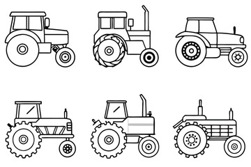 Tractor Operation Icon Bundle