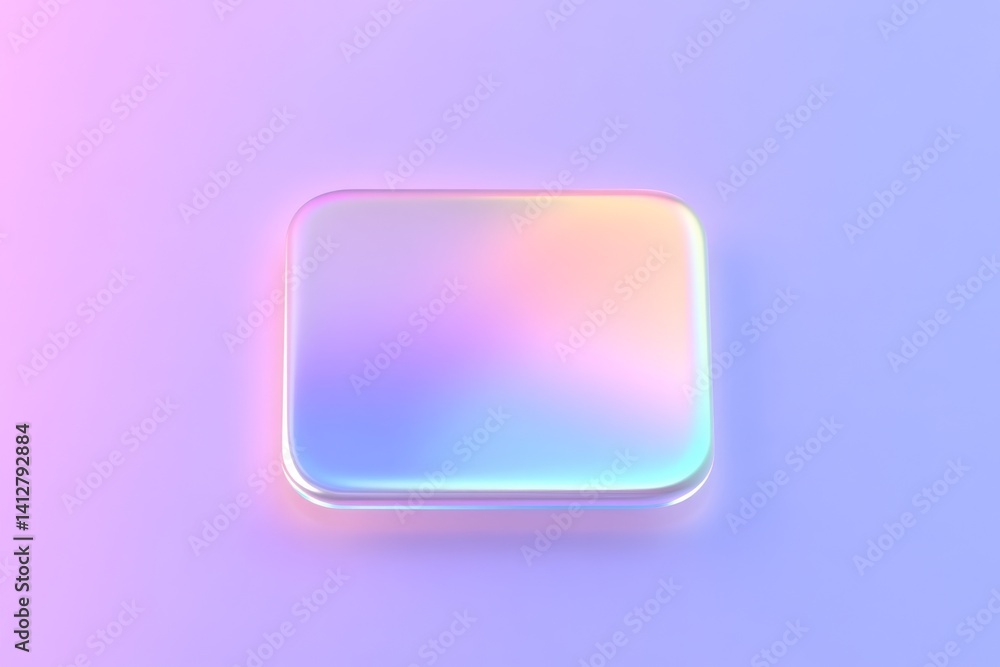 Poster vibrant flat ui design with gradient radio button for modern interfaces