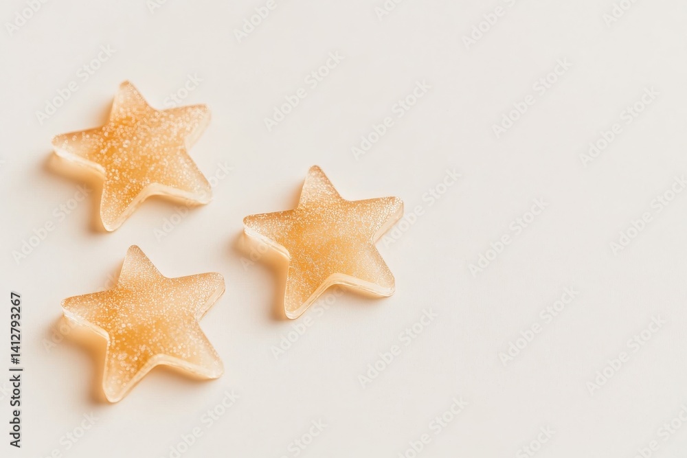 Poster minimalist flat star rating system design for online reviews and ui concepts