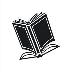 Black silhouette book