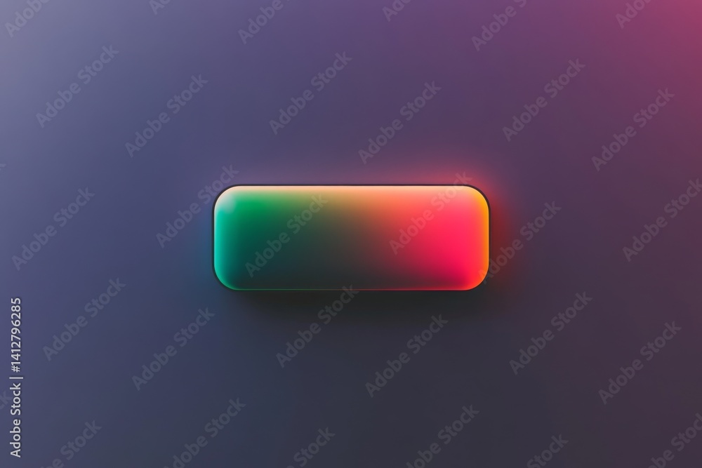 Poster vibrant flat ui toggle switch design for modern interfaces