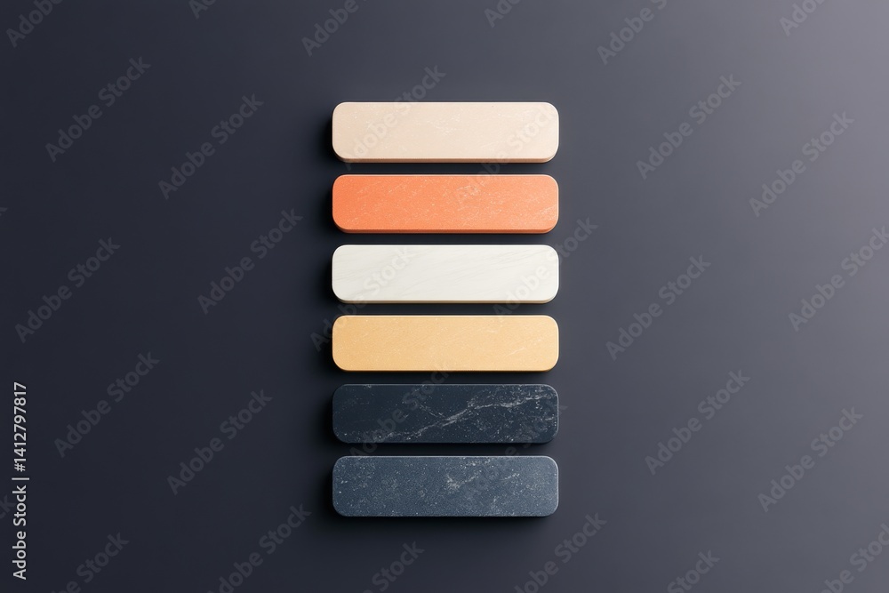 Poster minimalist flat ui design featuring a modern breadcrumb navigation bar concept