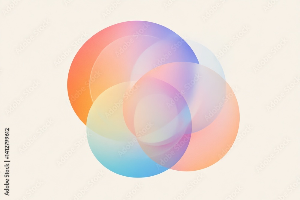 Poster modern flat ui design with colorful abstract progress tracker