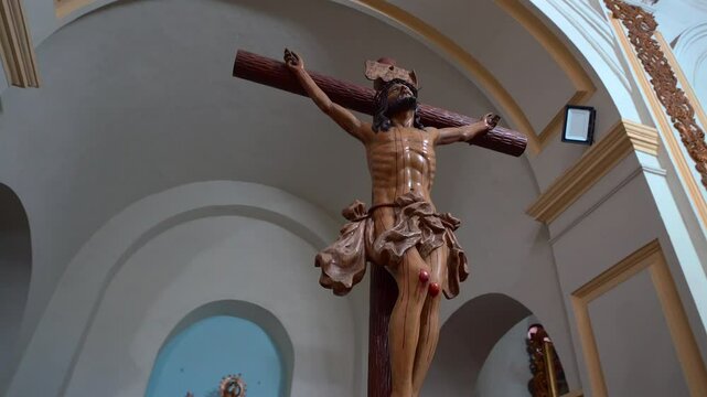 paso de semana santa de las procesiones, de la iglesia de san francisco, ubicada en Popayan Colombia