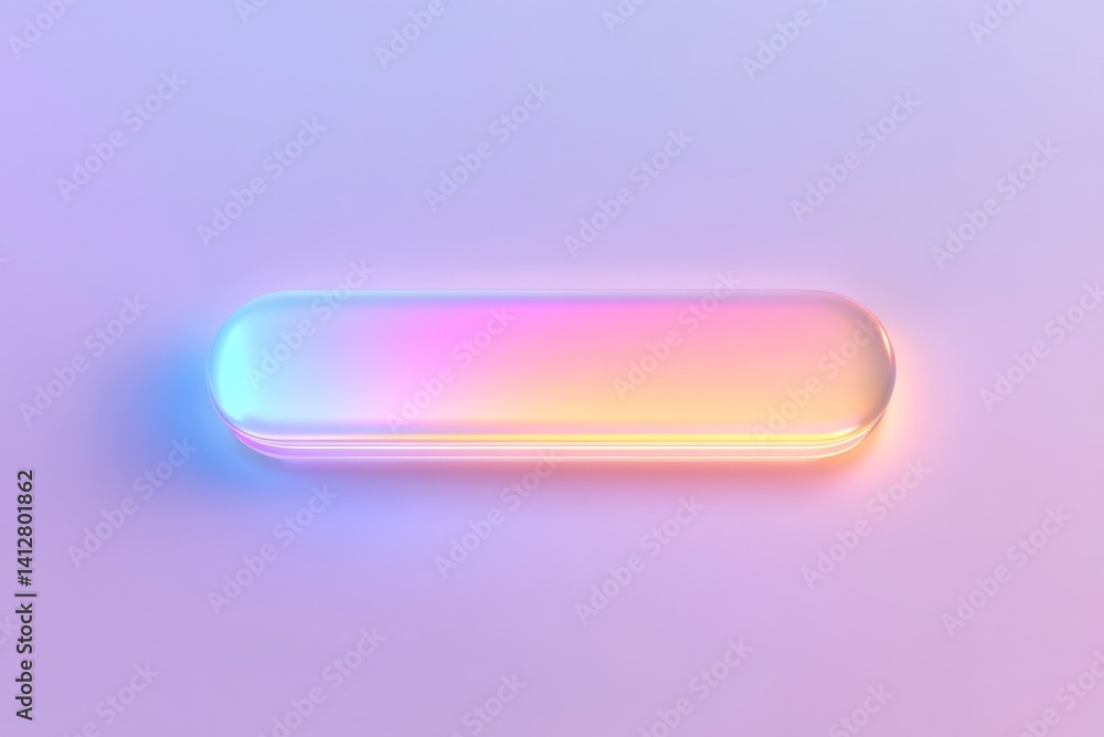 Poster vibrant gradient toggle switch in flat ui design for interface inspiration