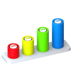 3D render Infographic