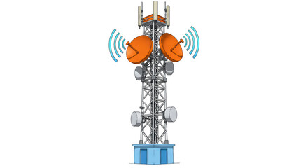 Isolated Communication Tower