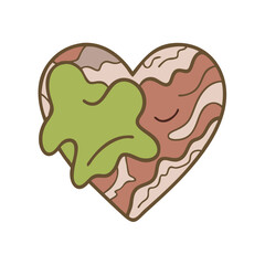 heart shaped chocolate