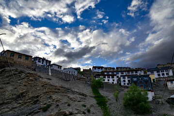 view of the roman forum in kiber village india