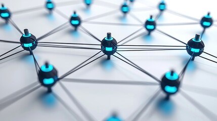 Interconnected Network: A Visual Representation of Global Connectivity and Data Flow