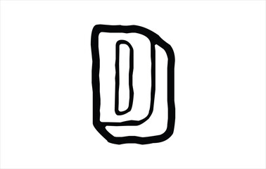 Elegant Letter D logo Vector Template Initial Letter D Logo Design. Creative And Modern D logo