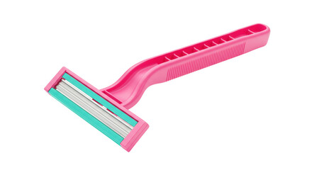 Isolated Pink Razor