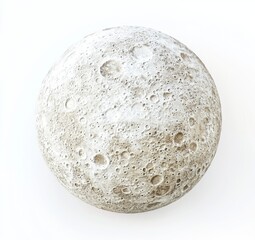 Detailed moon sphere, realistic craters