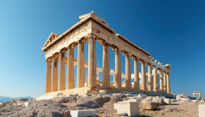 Ancient temple on hilltop