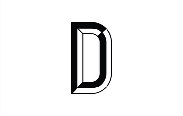 Elegant Letter D logo Vector Template Initial Letter D Logo Design. Creative And Modern D logo