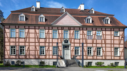 View of the Gut Rödinghausen Industrial Museum in Menden in the Sauerland region