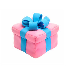 Obraz premium gift box isolated on white