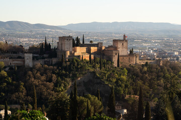 Naklejka premium L'Alhambra de Grenade en Andalousie