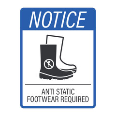 Isolated pictogrm wear electrically resistant boots for protection against high voltage electricity in hazardous areas