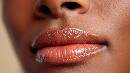 Closeup human mouth and lips image for commercial use
