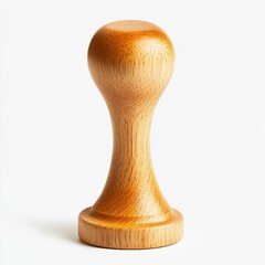 Isolated wooden massage tool on a white background studio shot isoleted on white background