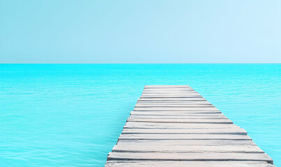 Fototapeta premium Serene Tropical Pier