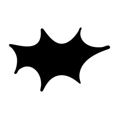 Manga speech bubbles with dynamic comic bursts. dialogue balloons and explosive text frames. Flat illustration isolated on white background.