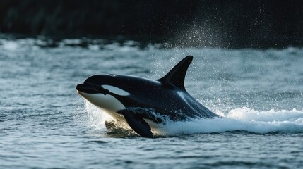 dolphin in the water