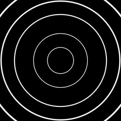 Concentric Black Circles with Transparent Lines | Geometric Shape | Gradient | Circles | Pattern | Light Rays | Hypnotic | Echo | Sound |