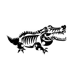 Fototapeta premium Lai Thai 14 (Black Crocodile)