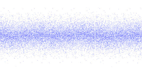 Blue glitter sparkle on a transparent background. Silver Vibrant background with twinkle lights. Vector illustration